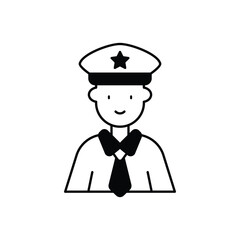 Police Officer vector icon