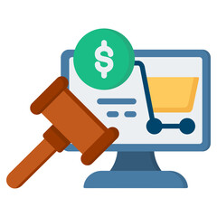 Online Auctions Icon