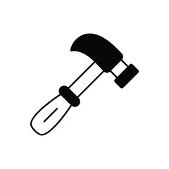 Hammer vector icon