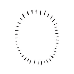 手描きの心の声の吹き出し