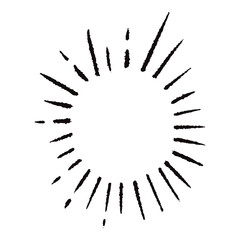 手描きの心の声の吹き出し