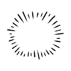 手描きの心の声の吹き出し