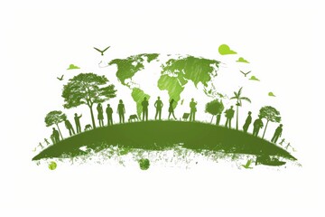 Serene community project encouraging environmental harmony