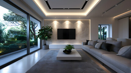 Living Room Interior Design Home Sty