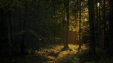 Fototapeta premium forest in the morning