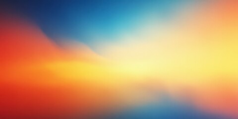 Naklejka premium Gradient Background from Orange to Blue