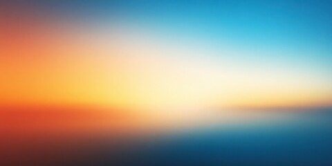 Fototapeta premium Gradient Background from Orange to Blue