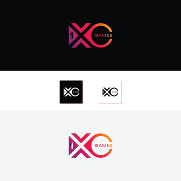 X10 ten gradient number logo icon design for company and business