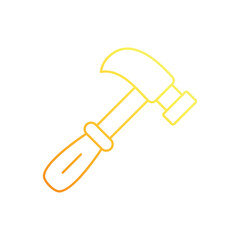 Hammer vector icon
