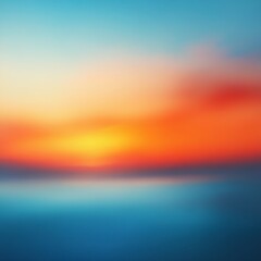 Fototapeta premium Gradient Background from Orange to Blue
