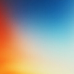 Gradient Background from Orange to Blue