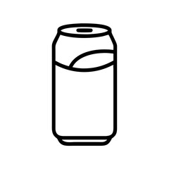 Fototapeta premium Can of Soda with Condensation on a Grey Surface