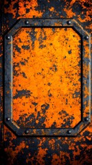 Rusty metal texture background, perfect for industrial and vintage designs.