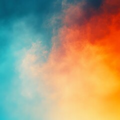 Fototapeta premium Gradient Background from Orange to Blue