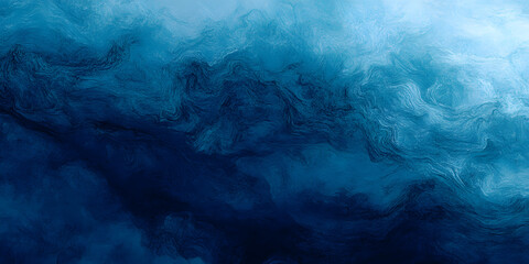 Abstract watercolor paint background by gradient deep blue color with liquid fluid grunge texture for background, banner