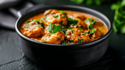 Lobster Bisque Seaside View Dramatic Lighting