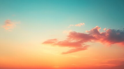 Obraz premium Gradient Background from Orange to Blue