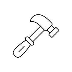 Hammer vector icon