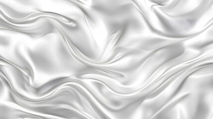 Obraz premium Gradient, Shapes, Waves, Silver and White, Abstract Image, Texture, Pattern Background, Wallpaper, Cover and Screen for Smartphone, PC, Laptop, 9:16 and 16:9 Format 