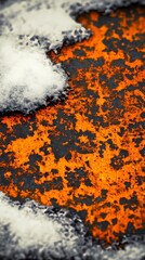 Rusty metal texture background, perfect for industrial and vintage designs.