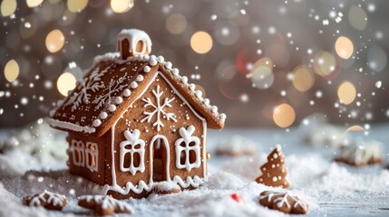 small christmas decoration house