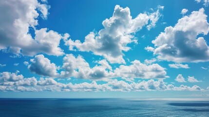 Stunning sky and azure sea