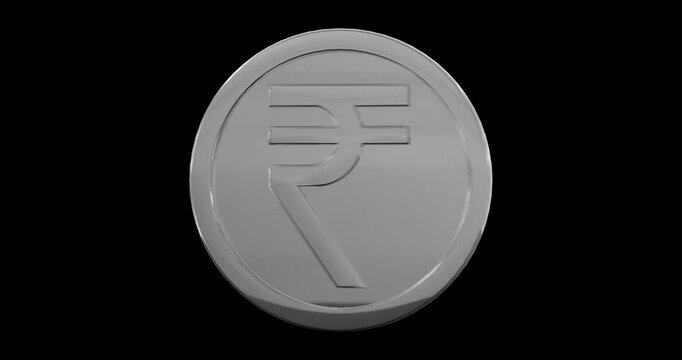 Silver Rupie Coins On Alpha Loop