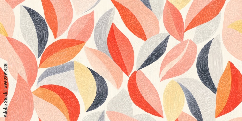 Poster a captivating autumn background filled with swirling leaves and branches showcasing a warm and cool 