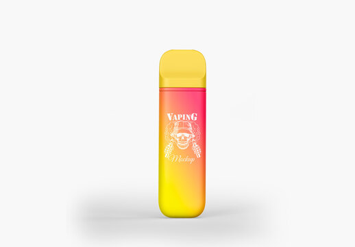 Vape Device Mockup - Front View