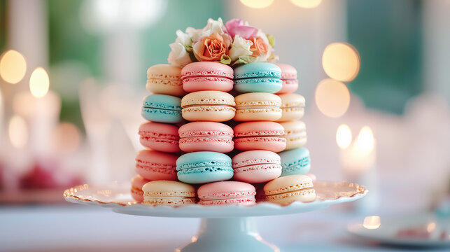 macaroons on a plate