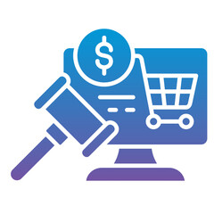 Online Auctions Icon