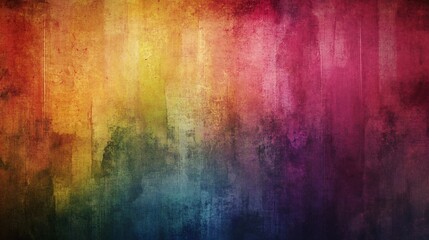 Abstract colorful grunge background with vertical brush strokes.