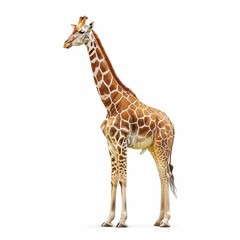 Fototapeta premium Giraffe Sound element animal cartoon isolated whitebackground 16:9