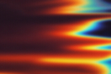 Obraz premium Blank grained film strip texture background with heavy grain, dust, scratches and light leak 