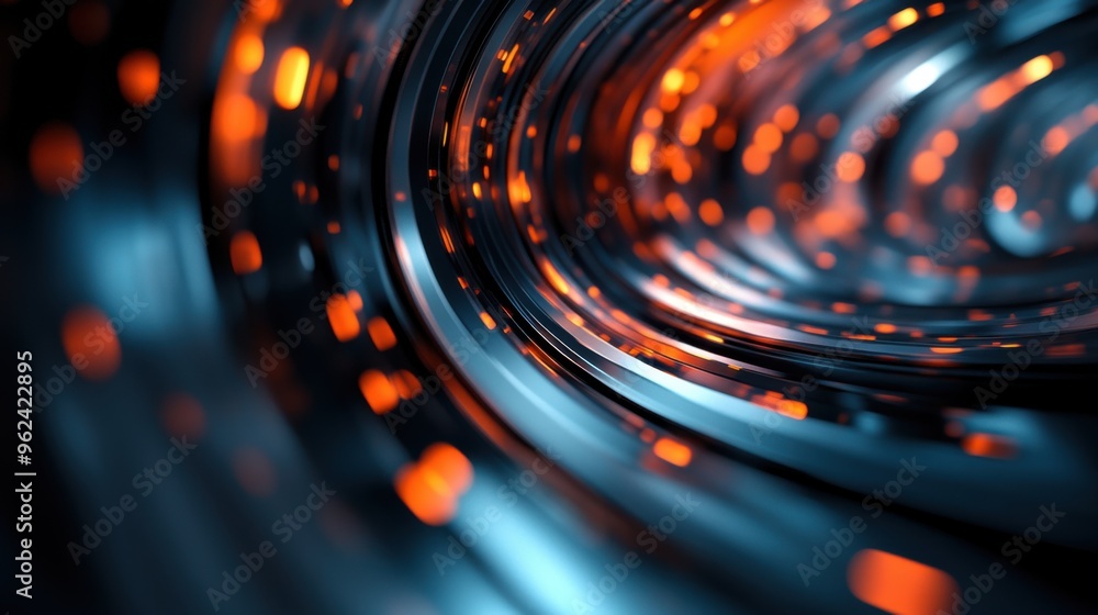 Poster abstract background with circles