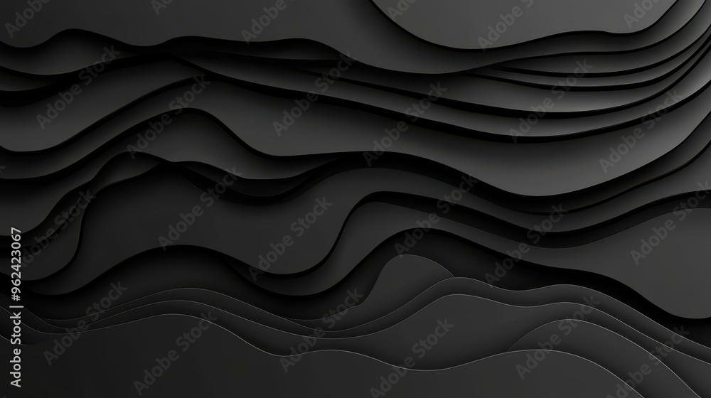 Poster a stunning geometric backdrop featuring abstract topographic designs and fluid wave patterns that ca