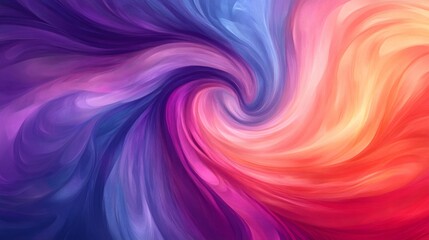 Obraz premium Abstract swirling background of blue, purple, pink, and orange colors.