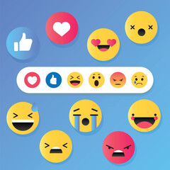 Social Media Emotion Premium Emoji Collection