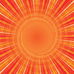 Abstract speed radial lines rays background