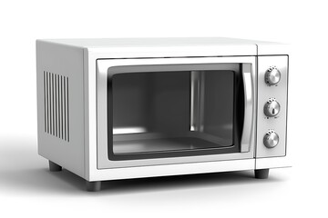 Microwave isolated on white background.