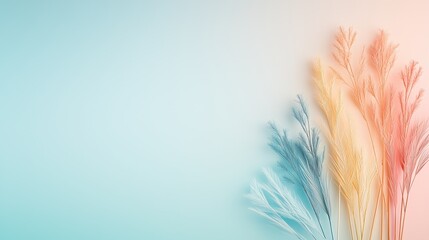 Obraz premium Ethereal pastel background featuring delicate watercolor textures for elegant design