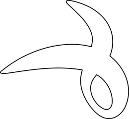 Obraz premium Line doodle, hand drawn style