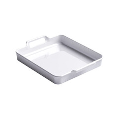 White Baking Dish with Handle