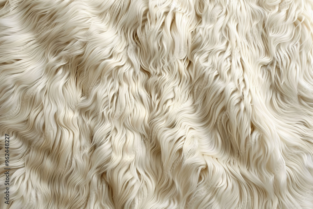 Poster the fabric displays a soft, wavy texture in a cream color, illuminated by gentle natural light, crea