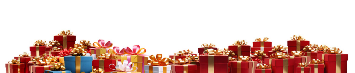 Obraz premium Christmas gifts as gift boxes as Christmas presents