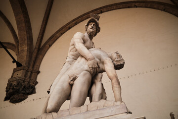 Loggia della Signoria statues - Florence