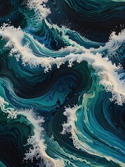 wave background