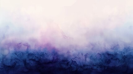 Fototapeta premium Abstract watercolor gradient with soft hues of purple and blue, evoking calmness.
