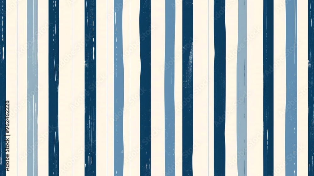 Poster striped blue and white seamless pattern: a simple yet elegant background, featuring a repeating patt