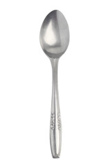 Silver spoon on transparent background png